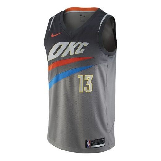 Спортивная футболка paul george city edition swingman jersey 13 gray Nike, серый
Спортивная футболка paul george city edition swingman jersey 13 gray Nike, серый