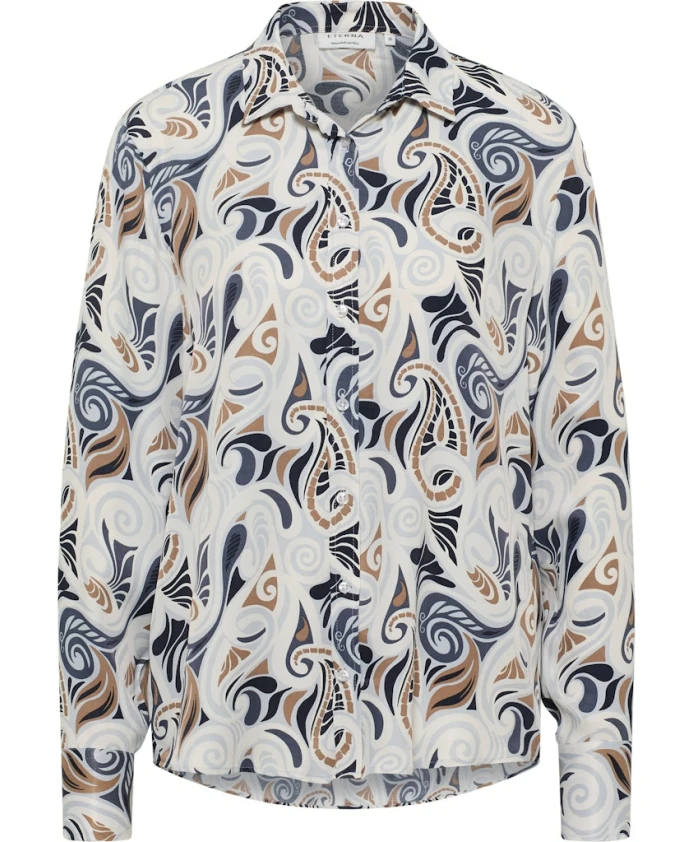 Рубашка-Блузка с узором пейсли Eterna, мультиколор
Рубашка-Блузка с узором пейсли Eterna, мультиколор