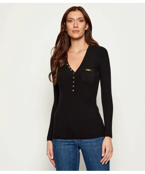 Свитер Slim fit Elisabetta Franchi, черный
Свитер Slim fit Elisabetta Franchi, черный