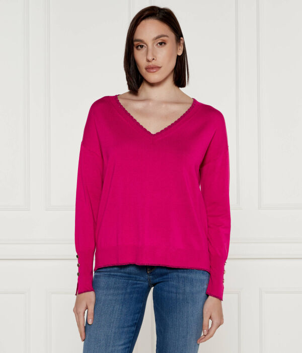 Свитер Regular fit Liu Jo, фуксия
Свитер Regular fit Liu Jo, фуксия