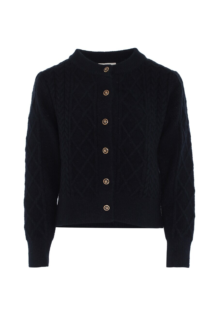 Вязаный кардиган Aleva, черный
Вязаный кардиган Aleva, черный