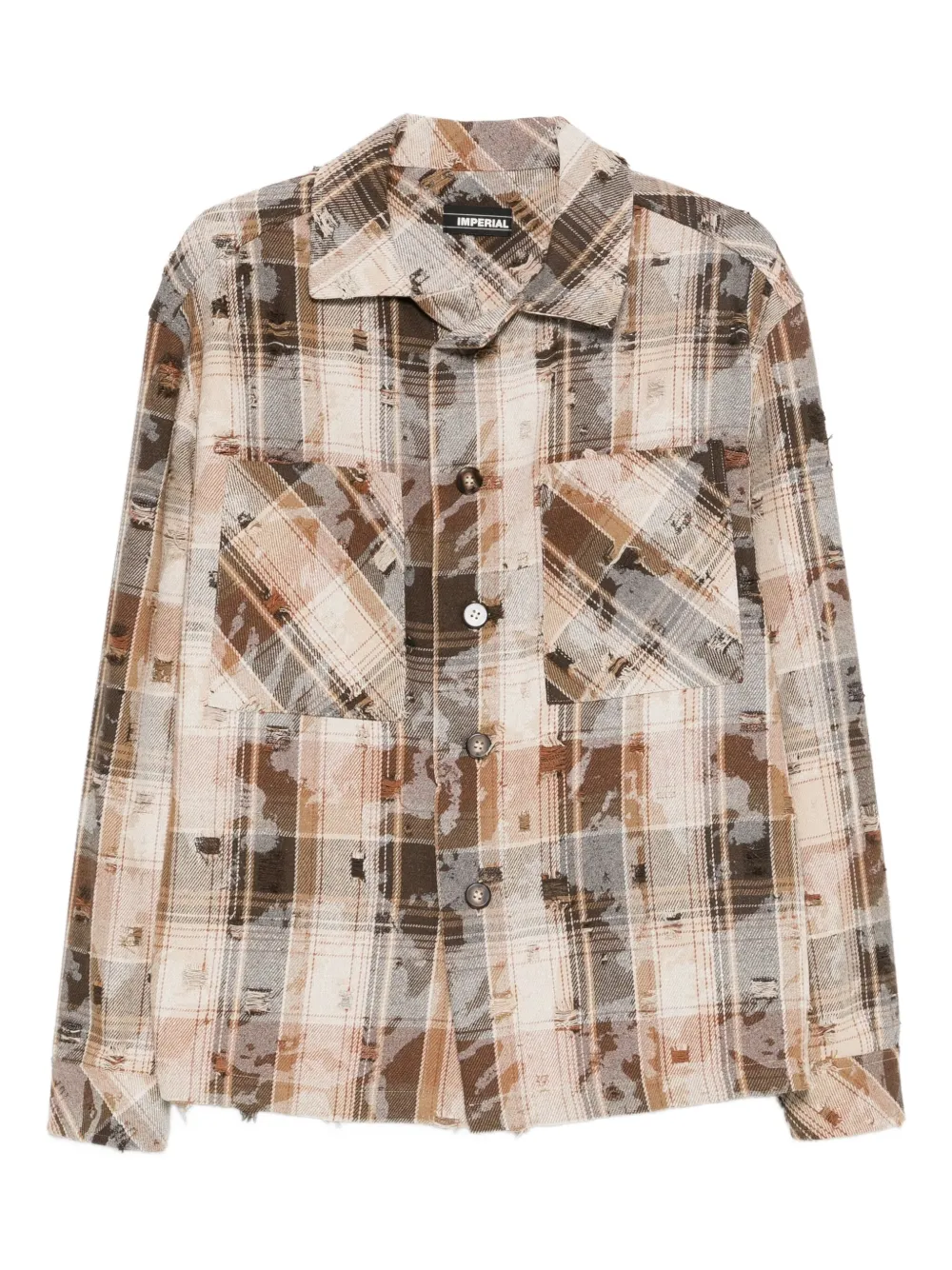 Рубашка в клетку Imperial, коричневый
Рубашка в клетку Imperial, коричневый
