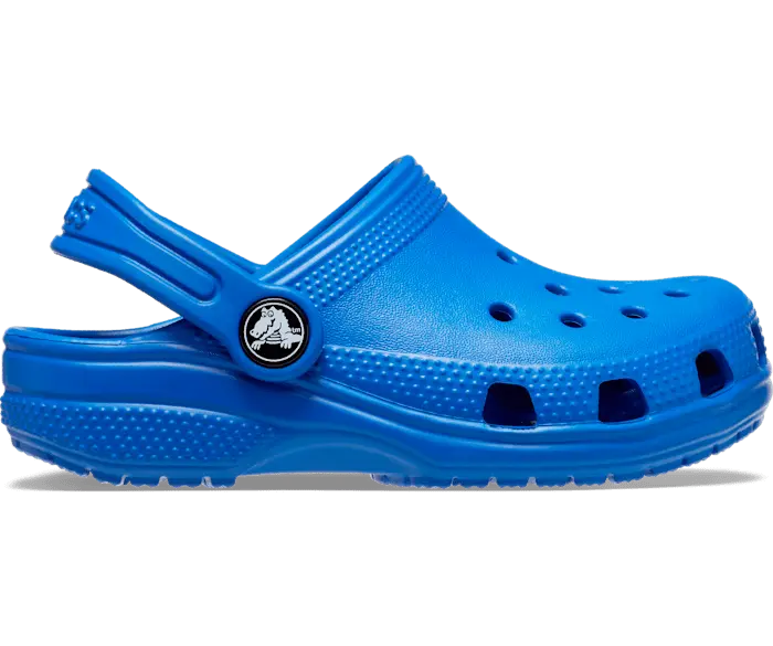 Классические сабо Crocs для малышей, цвет Blue Bolt 
Классические сабо Crocs для малышей, цвет Blue Bolt