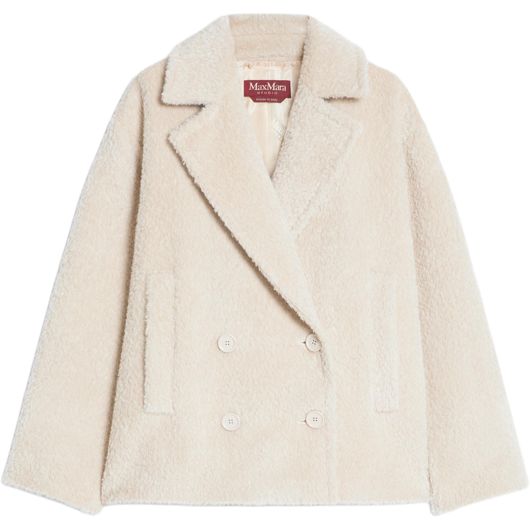 Двубортная куртка с длинными рукавами MaxMara Studio, белый
Двубортная куртка с длинными рукавами MaxMara Studio, белый