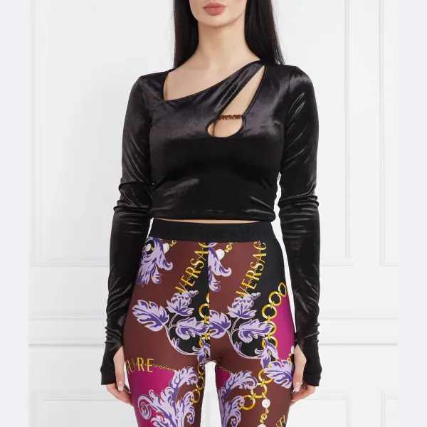 Блузка стандартного кроя Versace, черный
Блузка стандартного кроя Versace, черный