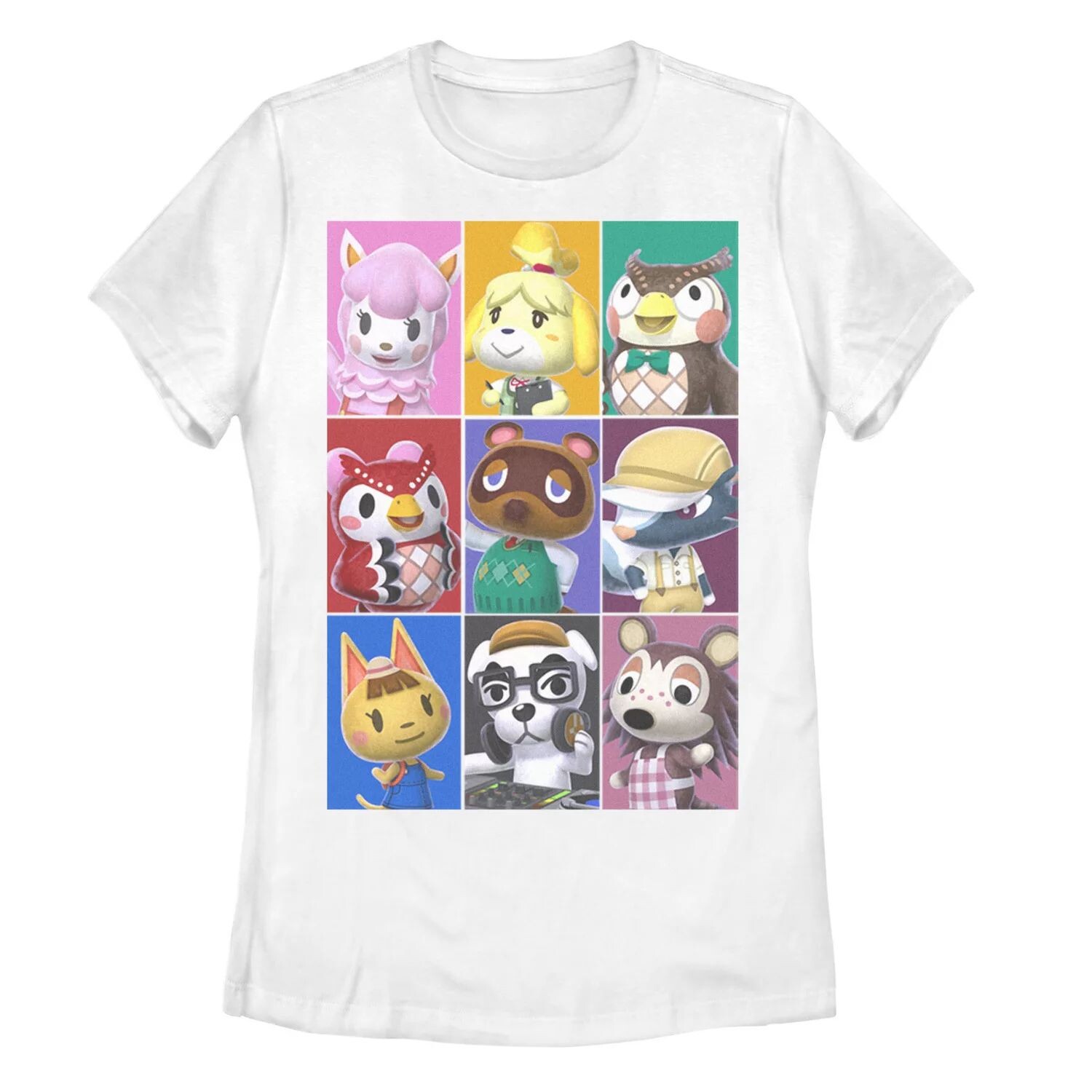 Футболка с плакатом в стиле фолк-ежегодника Nintendo Animal Crossing Towns для юниоров Licensed Character, белый
Футболка с плакатом в стиле фолк-ежегодника Nintendo Animal Crossing Towns для юниоров Licensed Character, белый