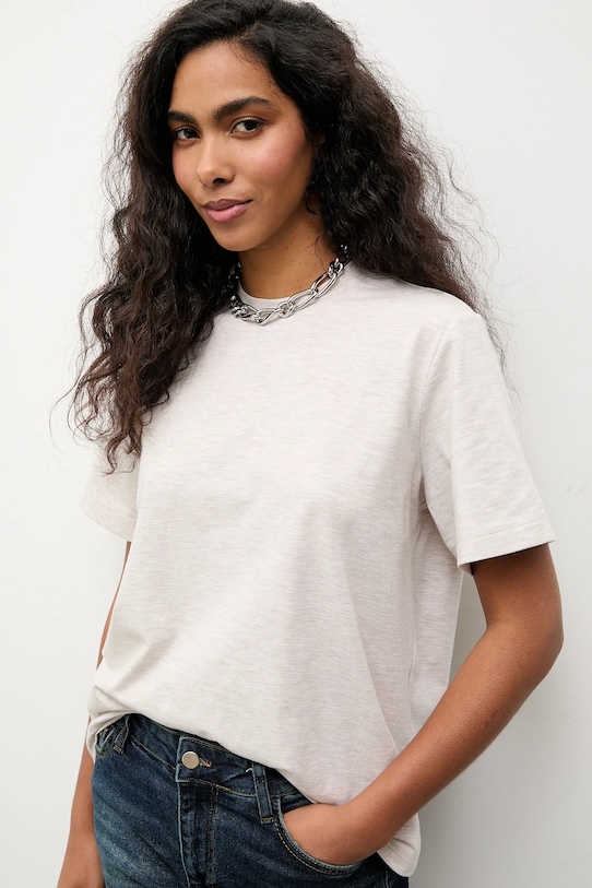 Хлопковая футболка Answear.LAB, бежевый
Хлопковая футболка Answear.LAB, бежевый