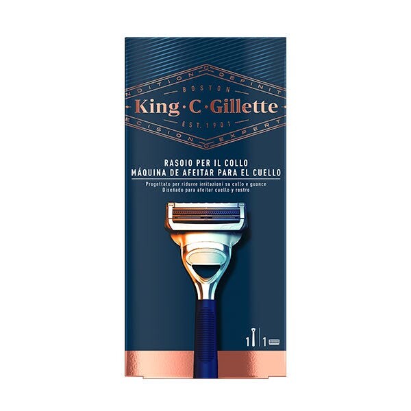 Бритва для шеи 1 шт King C Gillette
Бритва для шеи 1 шт King C Gillette