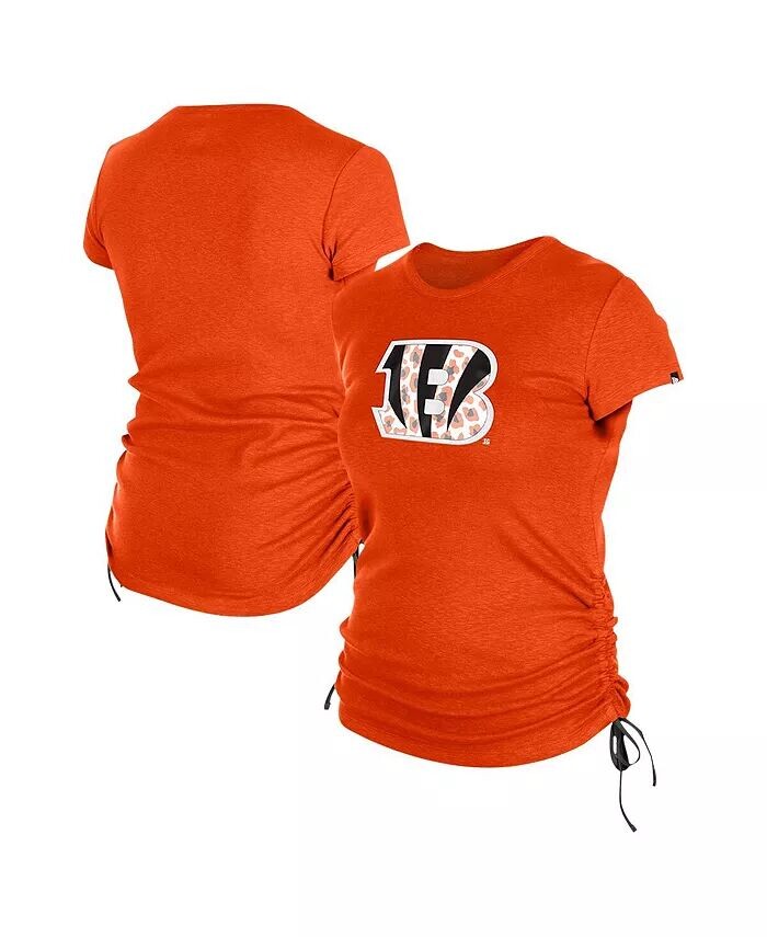 Женская оранжевая футболка Cincinnati Bengals со сборками по бокам New Era, оранжевый
Женская оранжевая футболка Cincinnati Bengals со сборками по бокам New Era, оранжевый