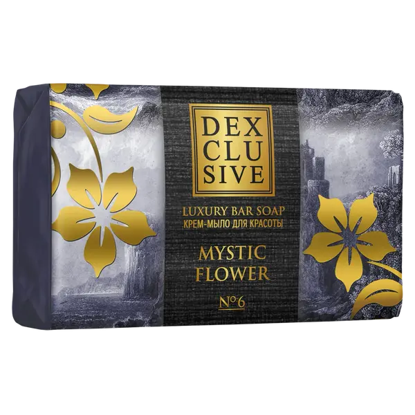 Кусковое мыло класса люкс, 150 г Dexclusive Mystic flower
Кусковое мыло класса люкс, 150 г Dexclusive Mystic flower
