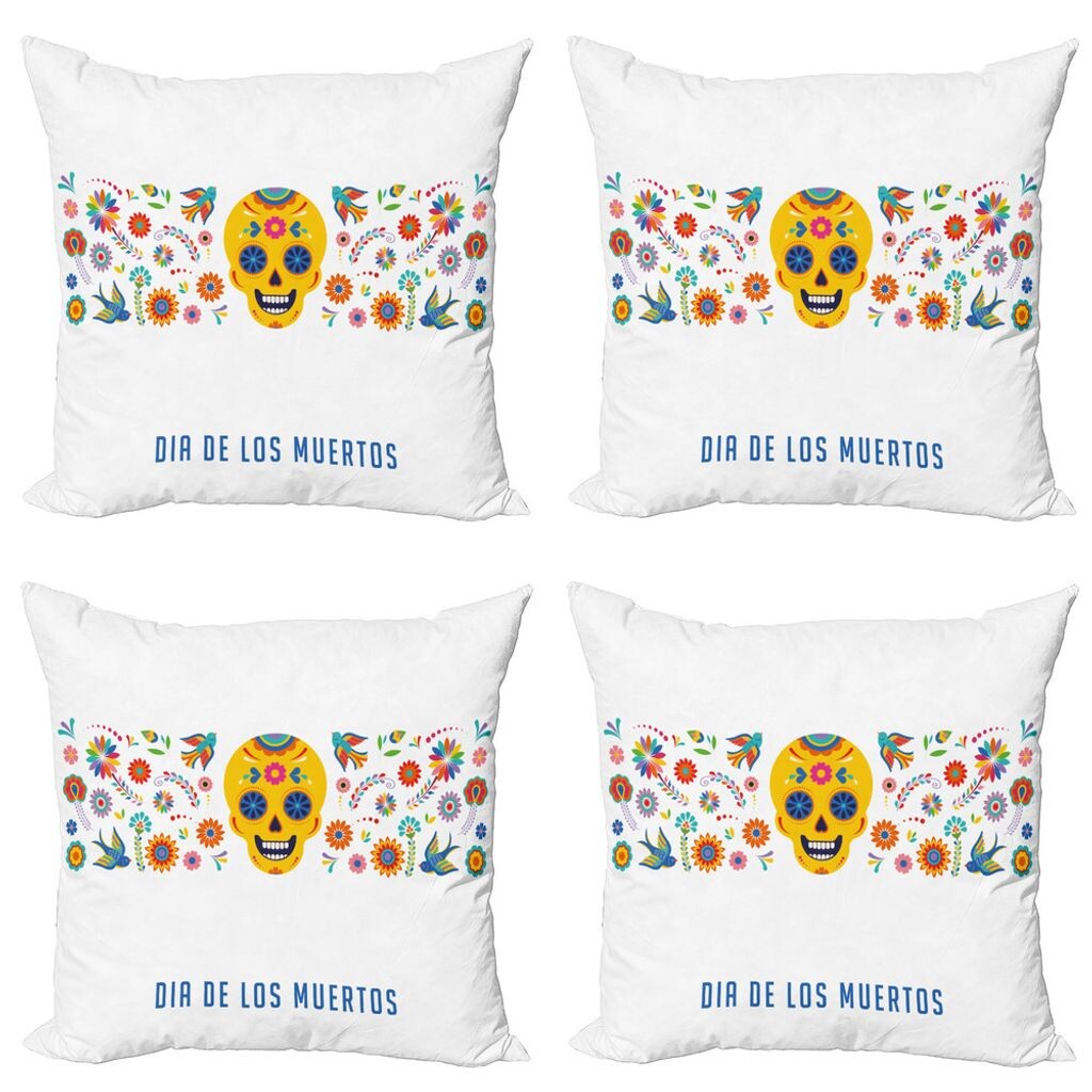 ABAKUHAUS Day of the Dead Набор чехлов на подушку (4 предмета), Skull Flora, современная двусторонняя цифровая печать, 45 см x 45 см, многоцветный
ABAKUHAUS Day of the Dead Набор чехлов на подушку (4 предмета), Skull Flora, современная двусторонняя цифровая печать, 45 см x 45 см, многоцветный