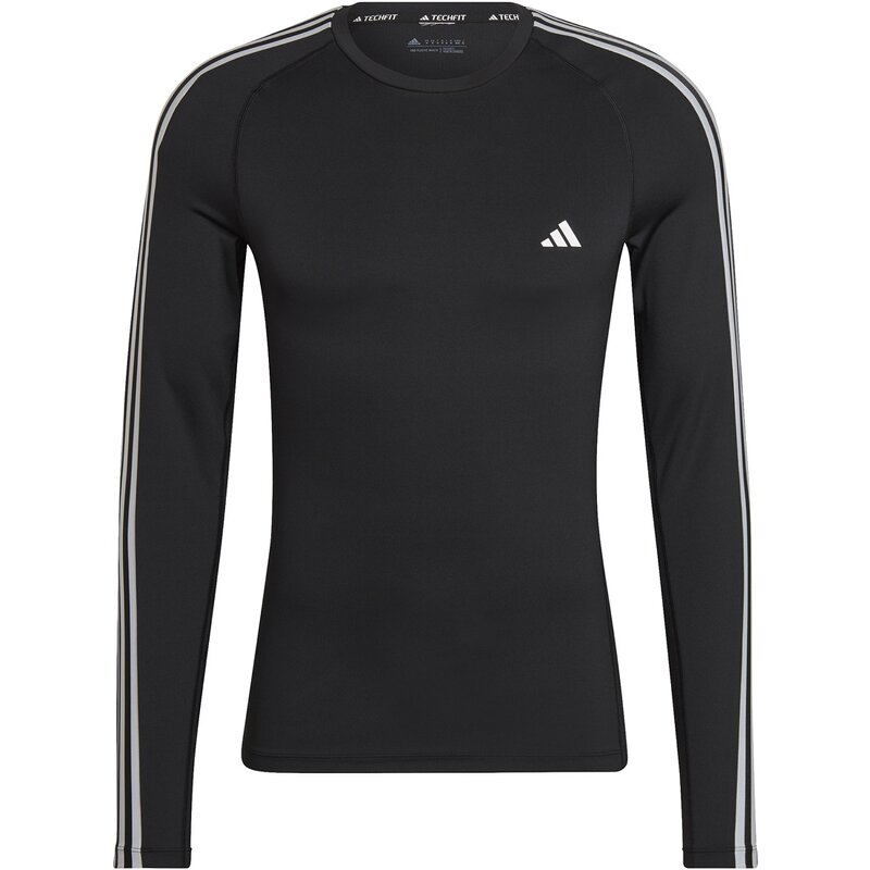 Тренировочная футболка TechFit 3-Stripes Adidas, черный
Тренировочная футболка TechFit 3-Stripes Adidas, черный