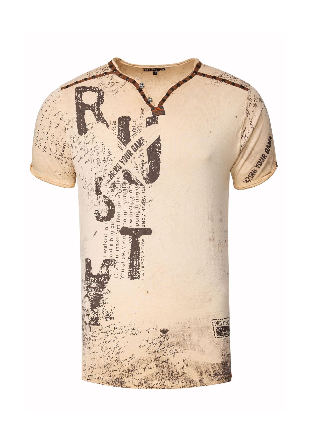 Футболка с потертым видом RUSTY NEAL, бежевый
Футболка с потертым видом RUSTY NEAL, бежевый