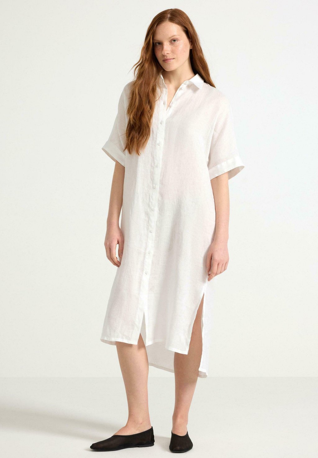 Платье-рубашка Lindex, белый
Платье-рубашка Lindex, белый