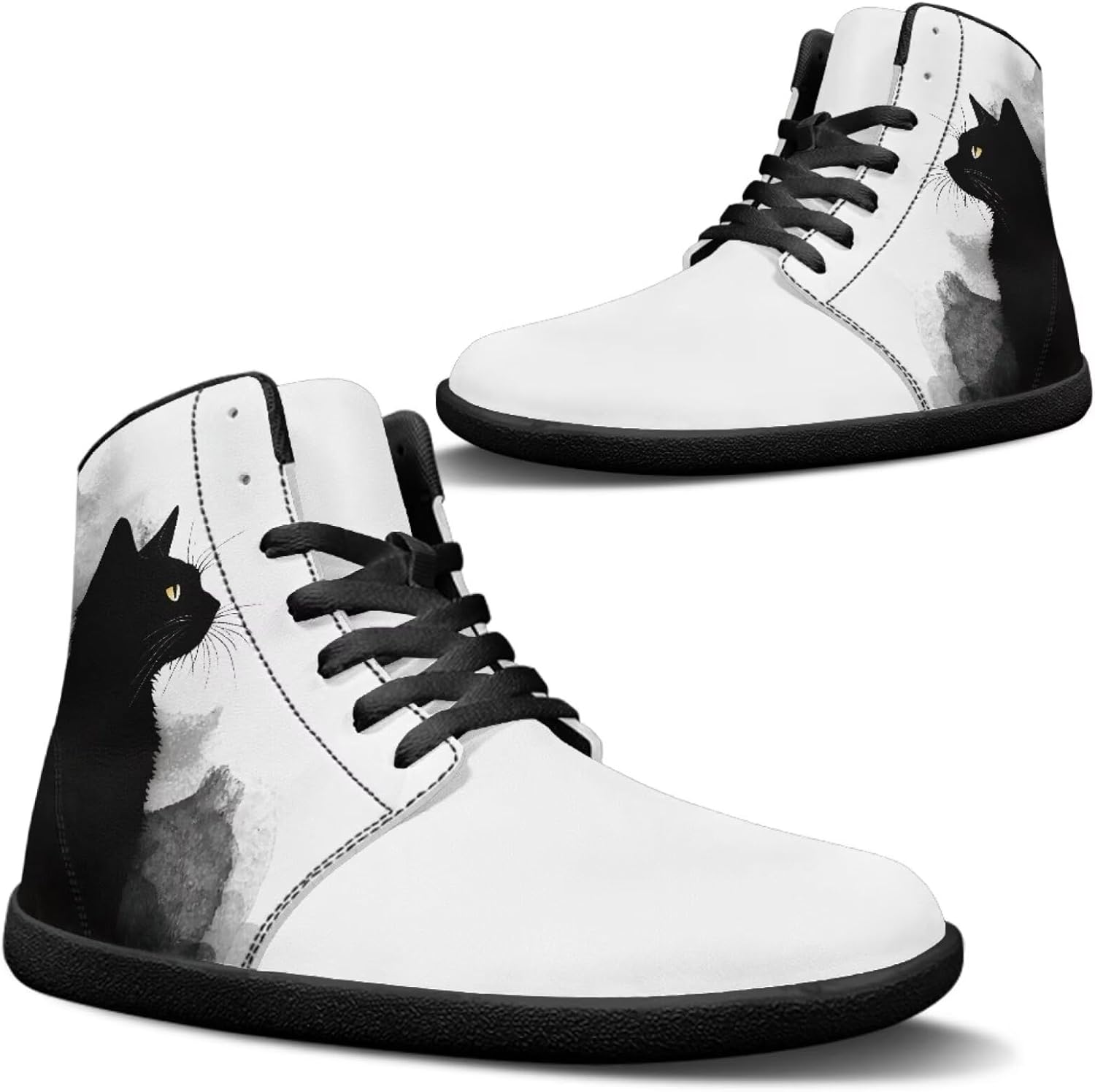 Мужские модные кроссовки Jeiento, минималистичные обувь с нулевым перепадом подошвы, прогулочные обувь с широкой передней частью, ботинки, обувь с изображением кошек и животных, черный
Мужские модные кроссовки Jeiento, минималистичные обувь с нулевым перепадом подошвы, прогулочные обувь с широкой передней частью, ботинки, обувь с изображением кошек и животных, черный