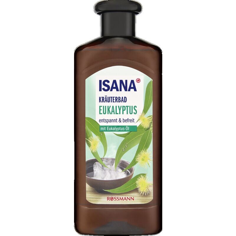 Эвкалиптовая травяная ванна ISANA, 500 ml
Эвкалиптовая травяная ванна ISANA, 500 ml