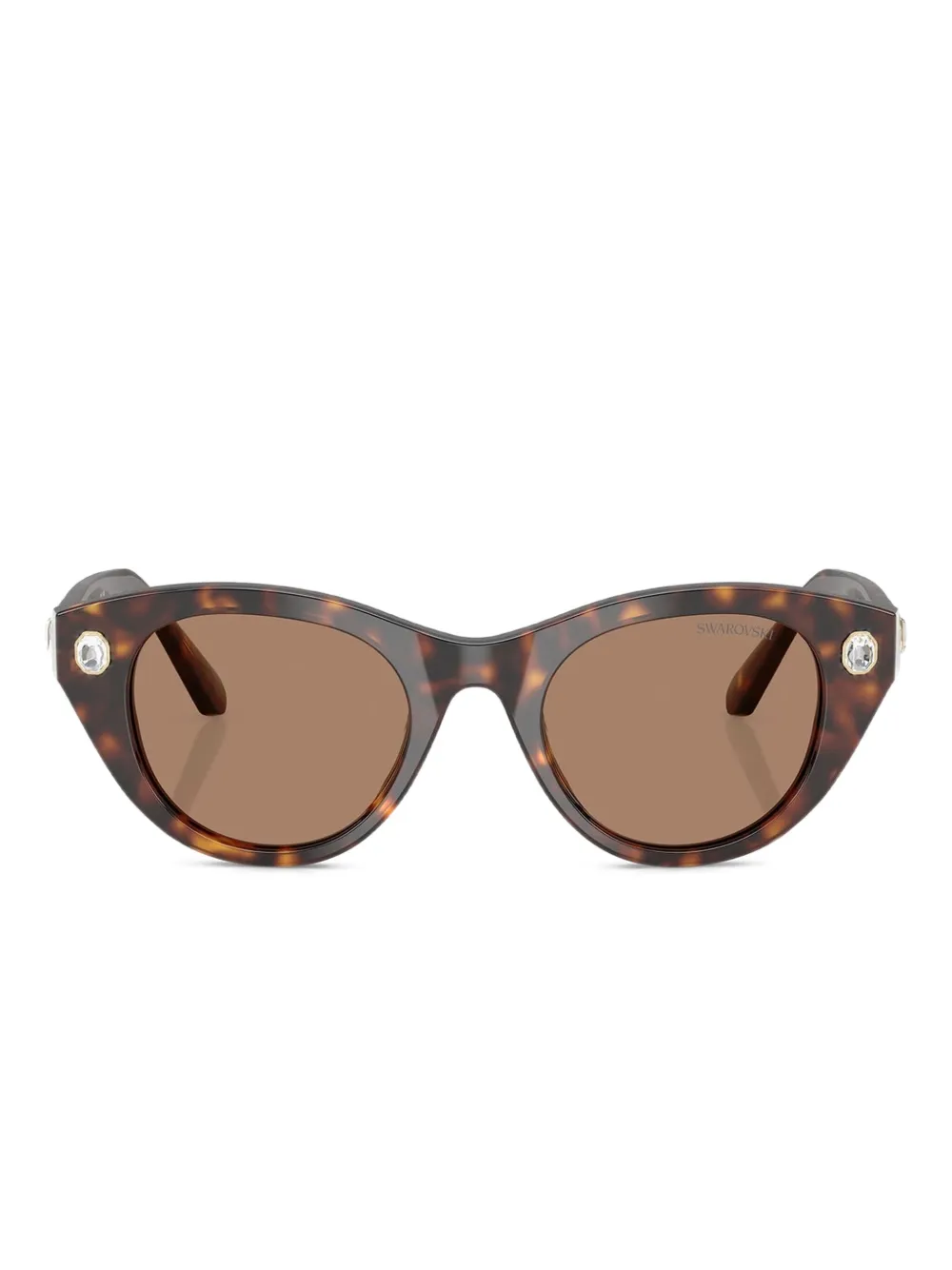 Солнцезащитные очки с кристаллами Swarovski, коричневый
Солнцезащитные очки с кристаллами Swarovski, коричневый