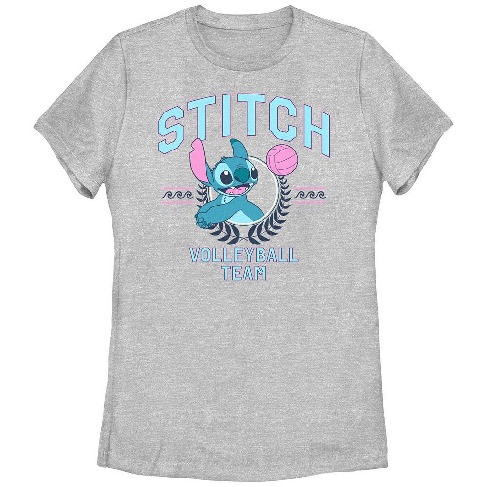 Футболка с рисунком юношеской волейбольной команды Disney's Lilo & Stitch, цвет Athletic Heather 
Футболка с рисунком юношеской волейбольной команды Disney's Lilo & Stitch, цвет Athletic Heather