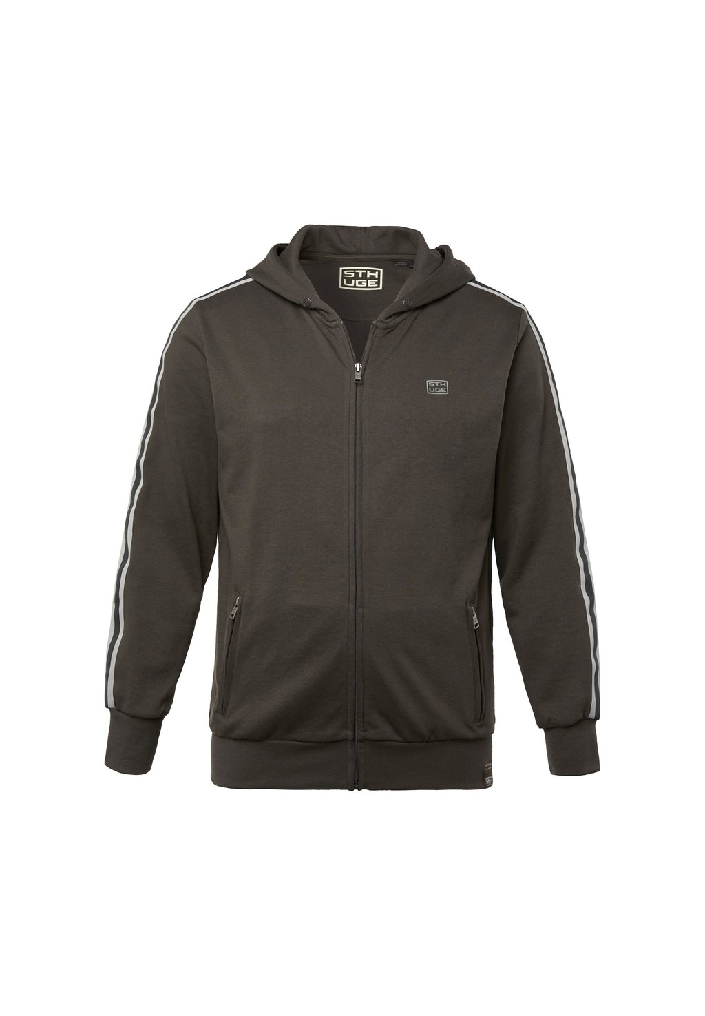 Толстовка на молнии STHUGE, светло-серый
Толстовка на молнии STHUGE, светло-серый