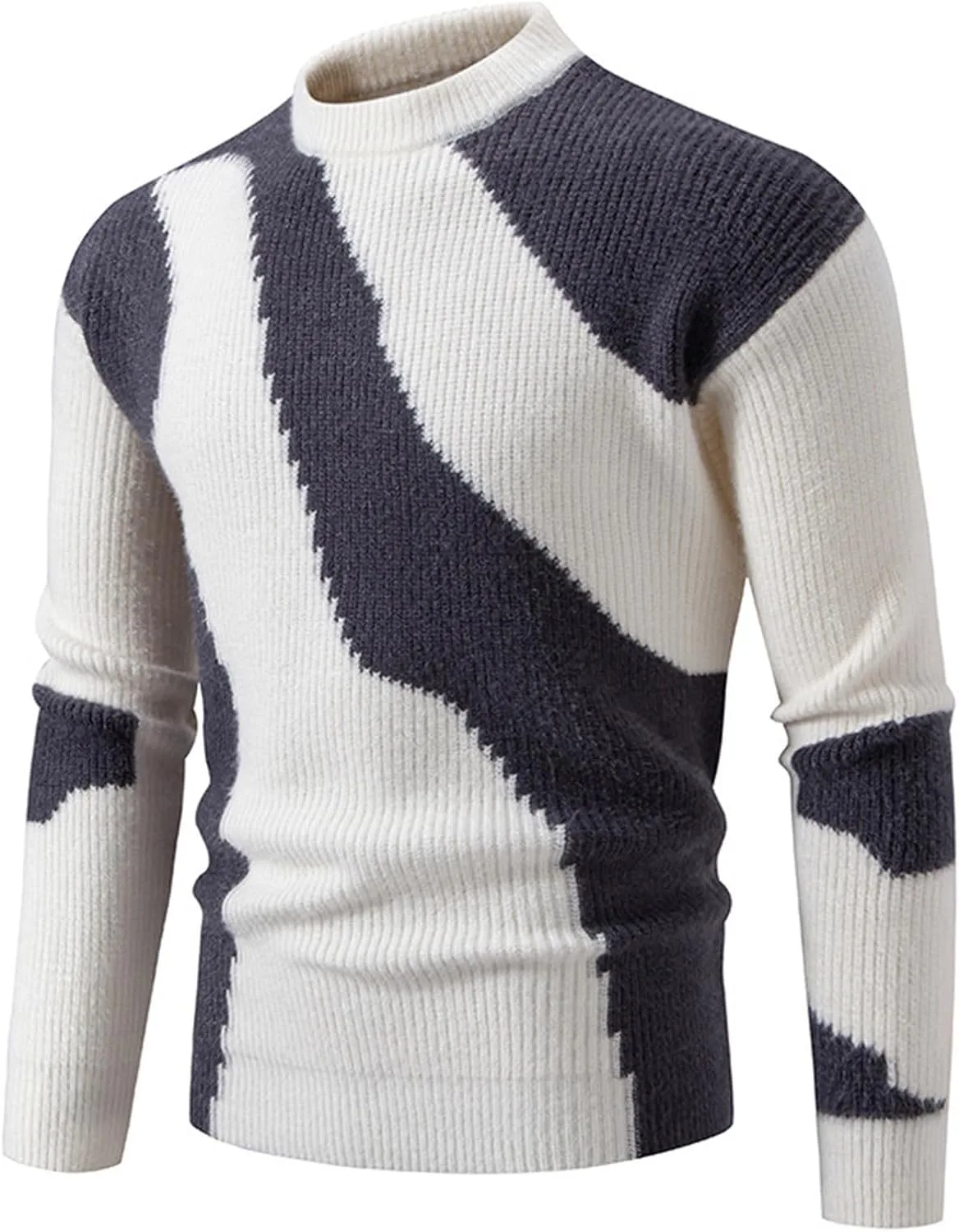 Мужской свитер с круглым вырезом и длинными рукавами, кабельная вязка, теплый зимний AQAYL
Мужской свитер с круглым вырезом и длинными рукавами, кабельная вязка, теплый зимний AQAYL