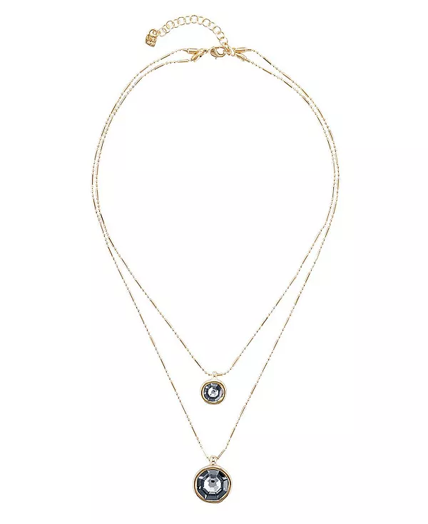 Двойное ожерелье из 18-каратного золота с ограненными кристаллами Unode50, gray
Двойное ожерелье из 18-каратного золота с ограненными кристаллами Unode50, gray