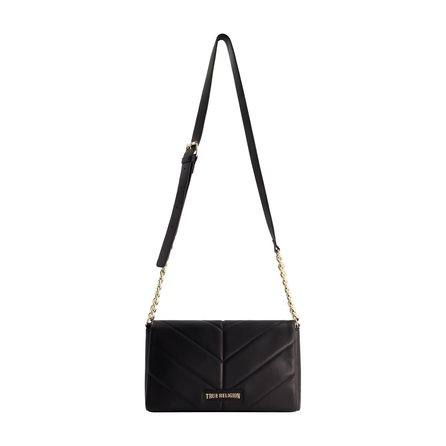 Стеганая сумка с клапаном True Religion, черный
Стеганая сумка с клапаном True Religion, черный