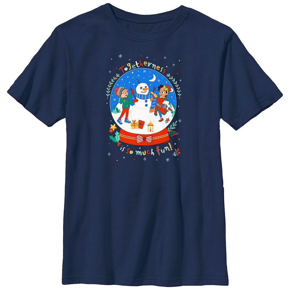 Футболка с изображением снежного шара для мальчиков 8–20 лет Husky Blippi Togetherness Is Fun Licensed Character, темно-синий
Футболка с изображением снежного шара для мальчиков 8–20 лет Husky Blippi Togetherness Is Fun Licensed Character, темно-синий