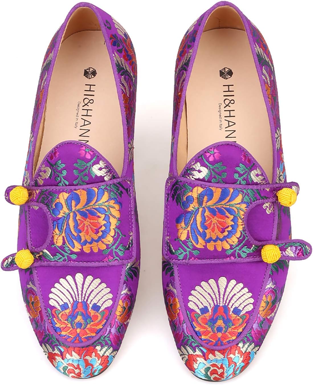 Мужские шелковые туфли HIHANN китайского стиля с цветочным узором, лоферы для мужчин, свадебные и праздничные туфли типа «смокинг» Hi&Hann, фиолетовый
Мужские шелковые туфли HIHANN китайского стиля с цветочным узором, лоферы для мужчин, свадебные и праздничные туфли типа «смокинг» Hi&Hann, фиолетовый