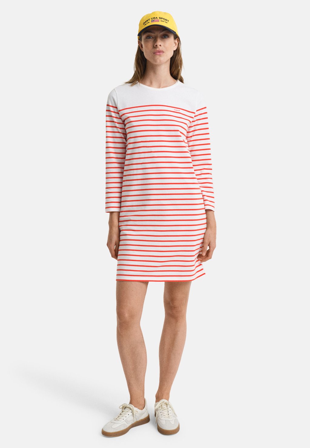 Повседневное платье REG 3/4 SLEEVE BRETON GANT, оранжевый
Повседневное платье REG 3/4 SLEEVE BRETON GANT, оранжевый