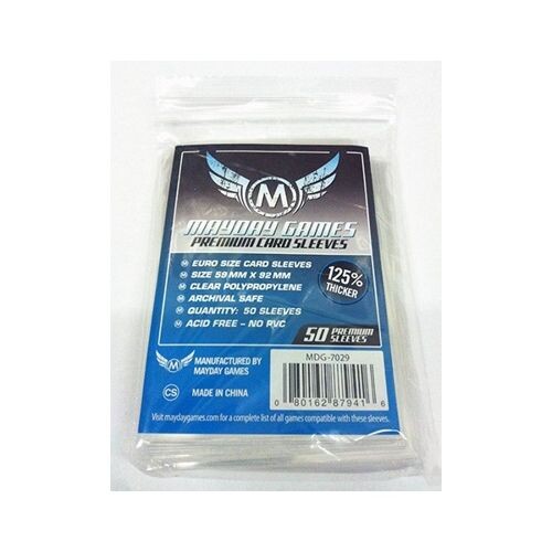Чехол для карточек Mayday Premium 50X Clear Standard European Card Sleeves 59Mm X 92Mm Mayday Games
Чехол для карточек Mayday Premium 50X Clear Standard European Card Sleeves 59Mm X 92Mm Mayday Games