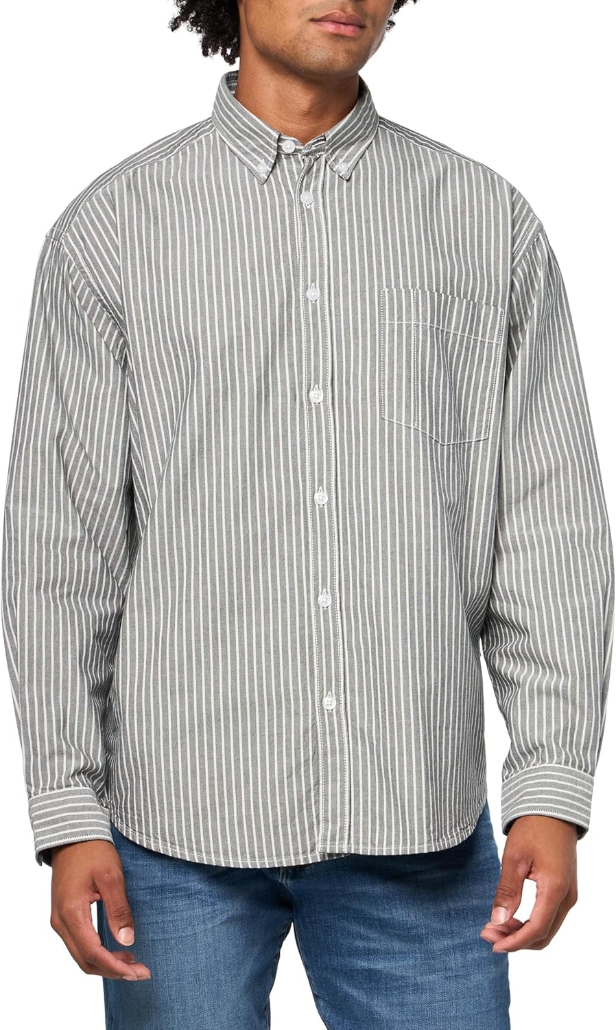 Мужская рубашка HUGO Ebill из хлопкового оксфорда на пуговицах, New Cloud Stripe
Мужская рубашка HUGO Ebill из хлопкового оксфорда на пуговицах, New Cloud Stripe