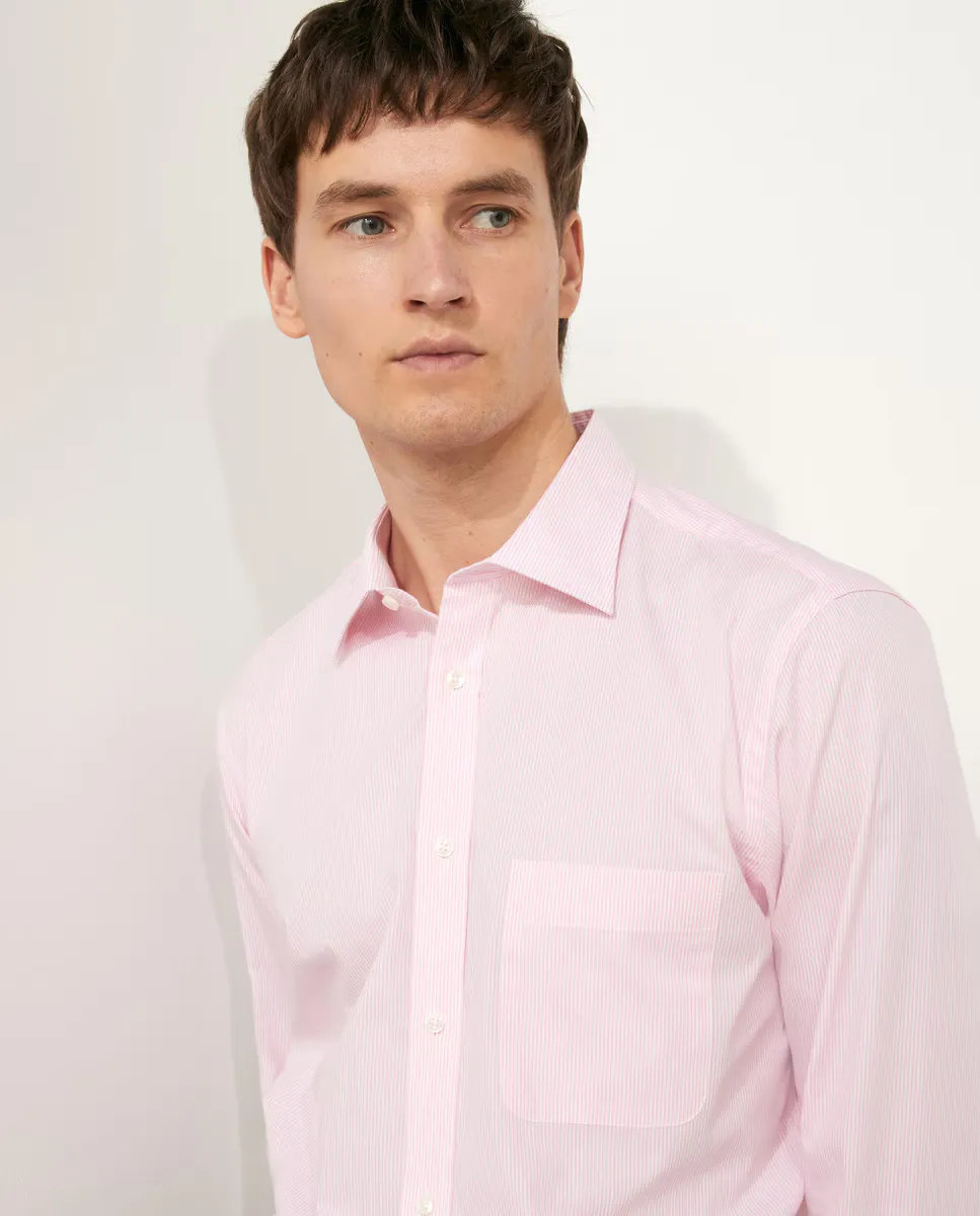 Мужская классическая рубашка Kodak в полоску классического кроя Dustin, розовый
Мужская классическая рубашка Kodak в полоску классического кроя Dustin, розовый