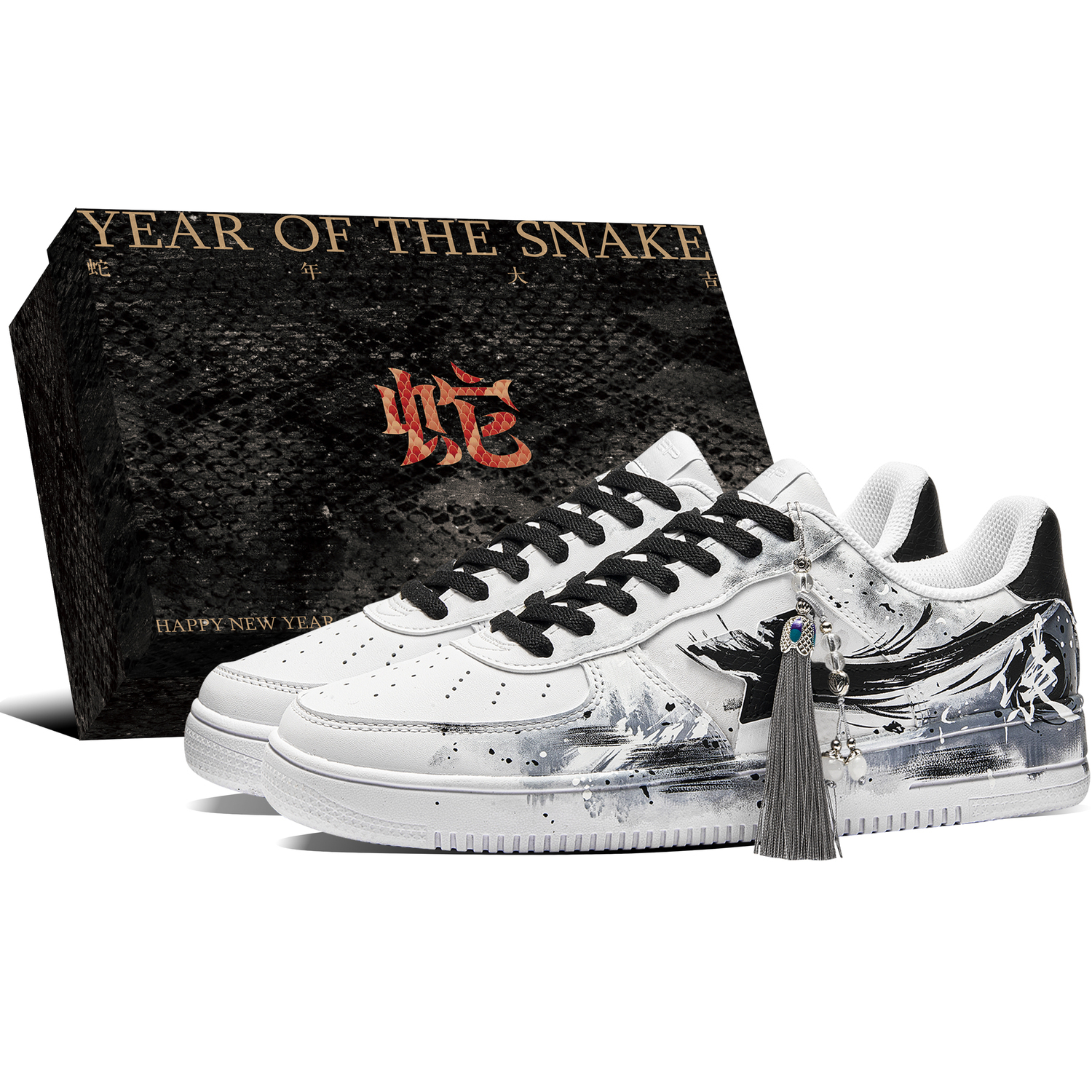 XTEP Кроссовки для скейтбординга Air Force One с противоскользящей подошвой и износостойким покрытием, мужские, черно-белые
XTEP Кроссовки для скейтбординга Air Force One с противоскользящей подошвой и износостойким покрытием, мужские, черно-белые