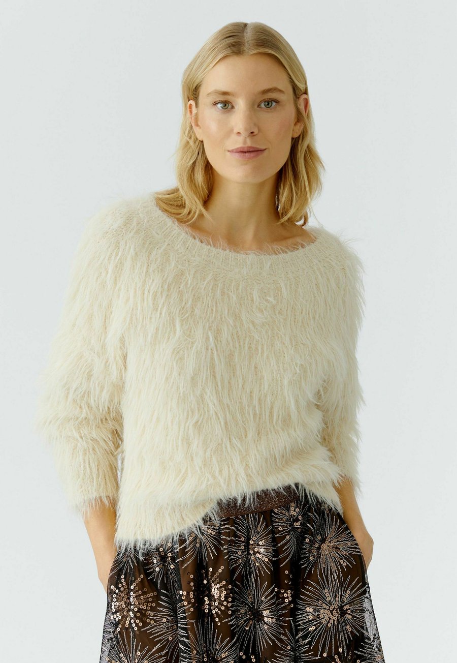 Джемпер Oui Jumper, Whitecap Gray/Beige
Джемпер Oui Jumper, Whitecap Gray/Beige