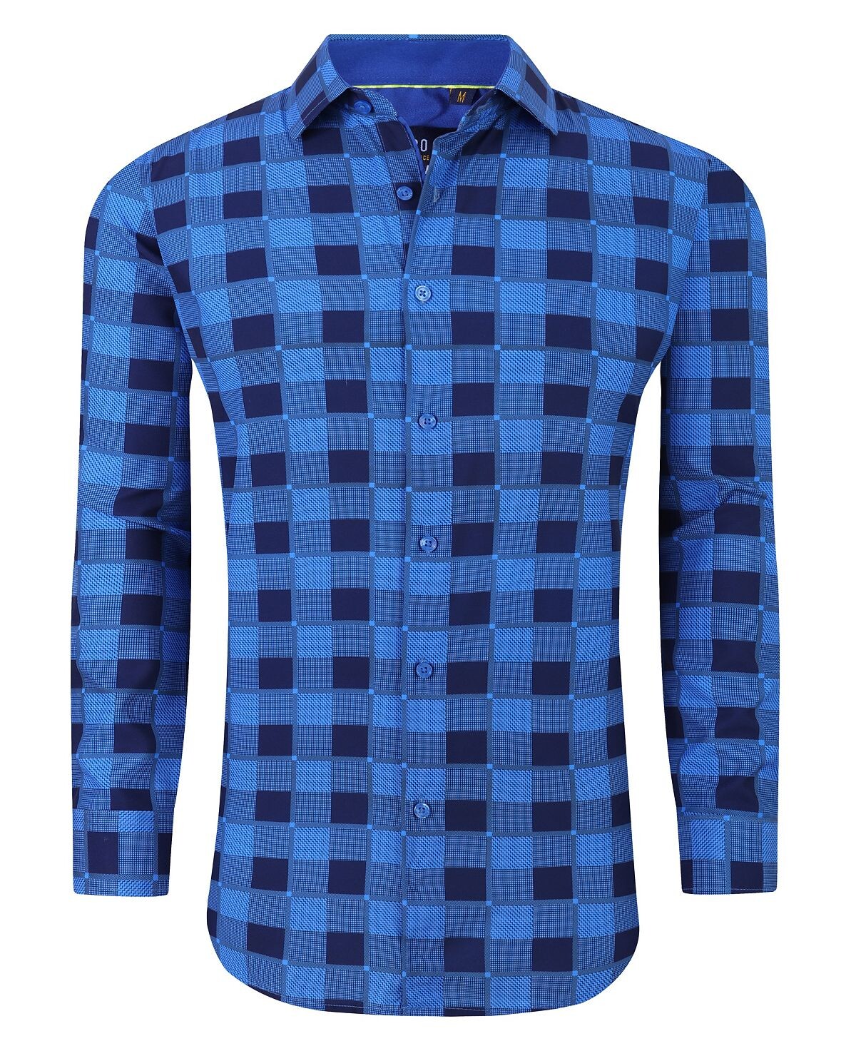 Мужская рубашка узкого кроя в клетку, эластичная в четырех направлениях, на пуговицах Azaro Uomo
Мужская рубашка узкого кроя в клетку, эластичная в четырех направлениях, на пуговицах Azaro Uomo
