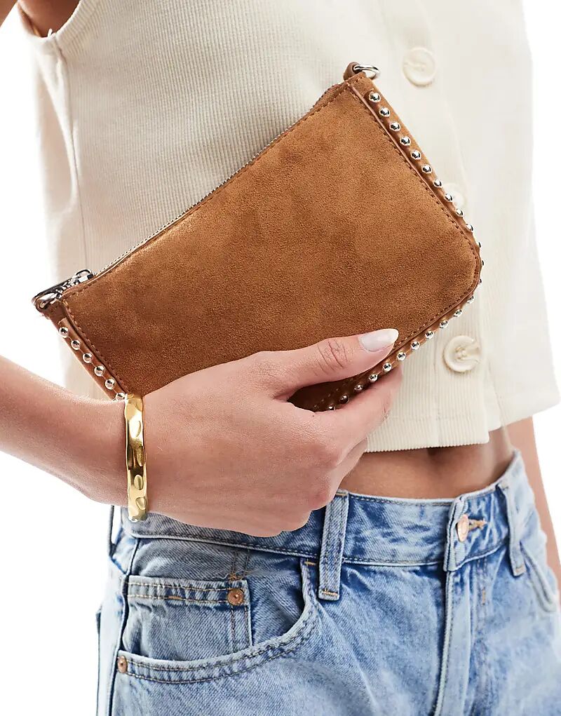 Мини-сумка Stradivarius из искусственной замши с бусинами цвета бледно-верблюжьей шерсти
Мини-сумка Stradivarius из искусственной замши с бусинами цвета бледно-верблюжьей шерсти