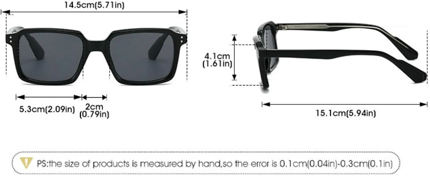 Классические квадратные солнцезащитные очки COTIA для женщин и мужчин, винтажные, стильные, прямоугольные, повседневные, модные, для активного отдыха, Black
Классические квадратные солнцезащитные очки COTIA для женщин и мужчин, винтажные, стильные, прямоугольные, повседневные, модные, для активного отдыха, Black