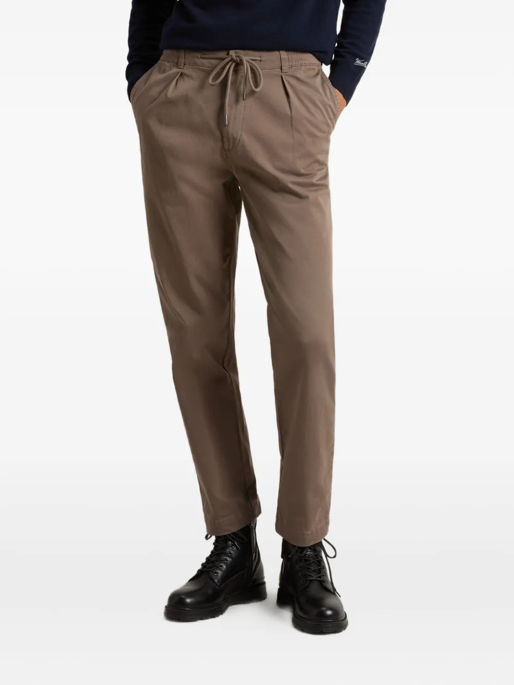 Брюки с кулиской и складками WOOLRICH, коричневый
Брюки с кулиской и складками WOOLRICH, коричневый