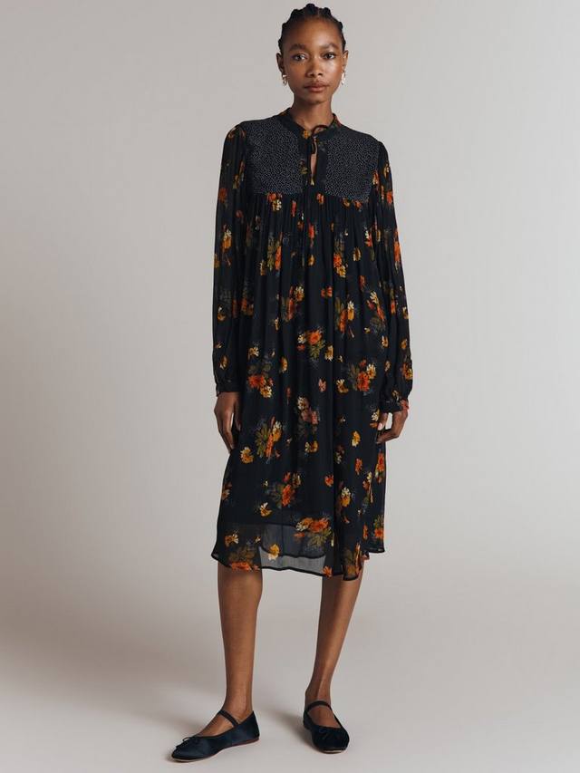 Платье в цветочек от пенелопы Ghost, черный/разноцветный
Платье в цветочек от пенелопы Ghost, черный/разноцветный