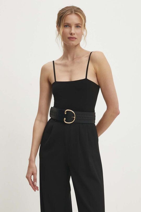 Пояс Answear Lab, черный 
Пояс Answear Lab, черный