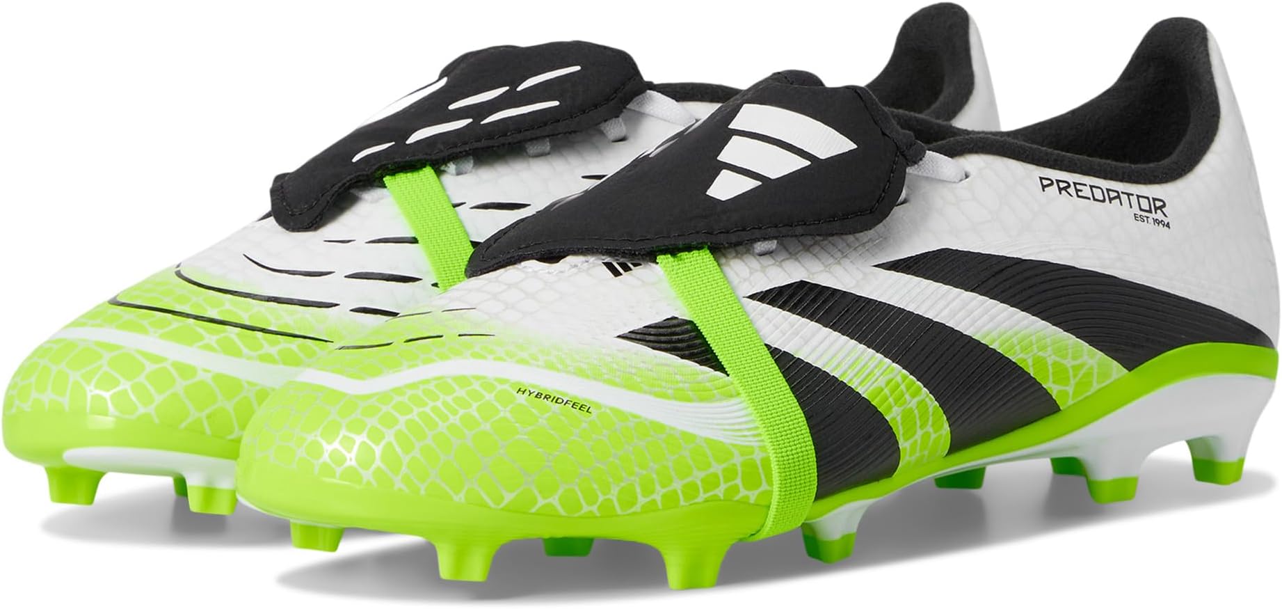 Кроссовки Adidas Kids League Predator Fold-Over Tongue Firm Ground/Multi Ground Cleats, White/Black/Lucid Lemon
Кроссовки Adidas Kids League Predator Fold-Over Tongue Firm Ground/Multi Ground Cleats, White/Black/Lucid Lemon