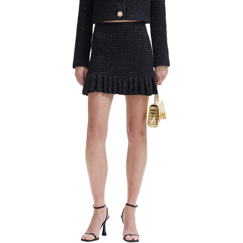 Self Portrait Классическая черная юбка мини женская повседневная
Self Portrait Классическая черная юбка мини женская повседневная