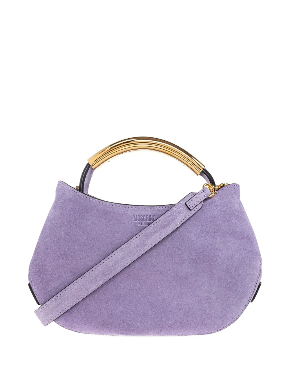 Сумка-тоут Handle-Me изогнутой формы из замши Moschino, фиолетовый
Сумка-тоут Handle-Me изогнутой формы из замши Moschino, фиолетовый