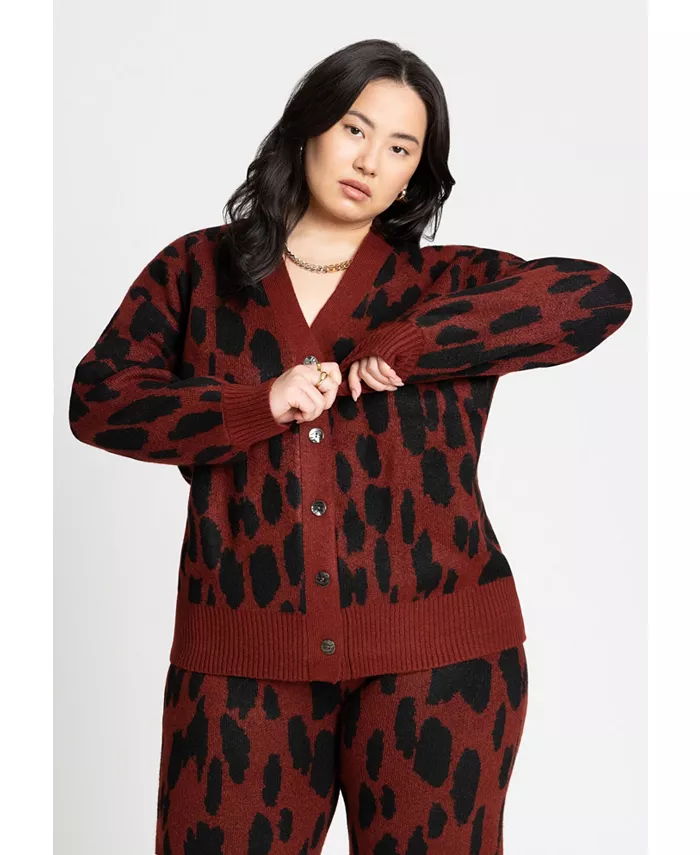 Женский удлиненный кардиган с принтом ELOQUII, мультиколор
Женский удлиненный кардиган с принтом ELOQUII, мультиколор