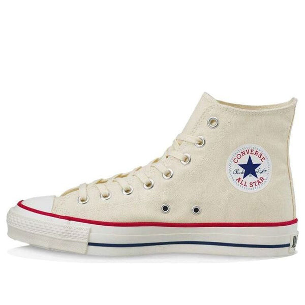 Кроссовки chuck taylor all star j high 'made in japan - natural white' Converse, белый 
Кроссовки chuck taylor all star j high 'made in japan - natural white' Converse, белый