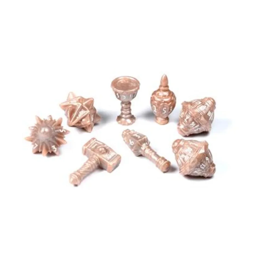 Полиэфирный комплект клирика — Сияющая роза (8), Polyhero Dice - Cleric (Tabletop Tycoon)
Полиэфирный комплект клирика — Сияющая роза (8), Polyhero Dice - Cleric (Tabletop Tycoon)