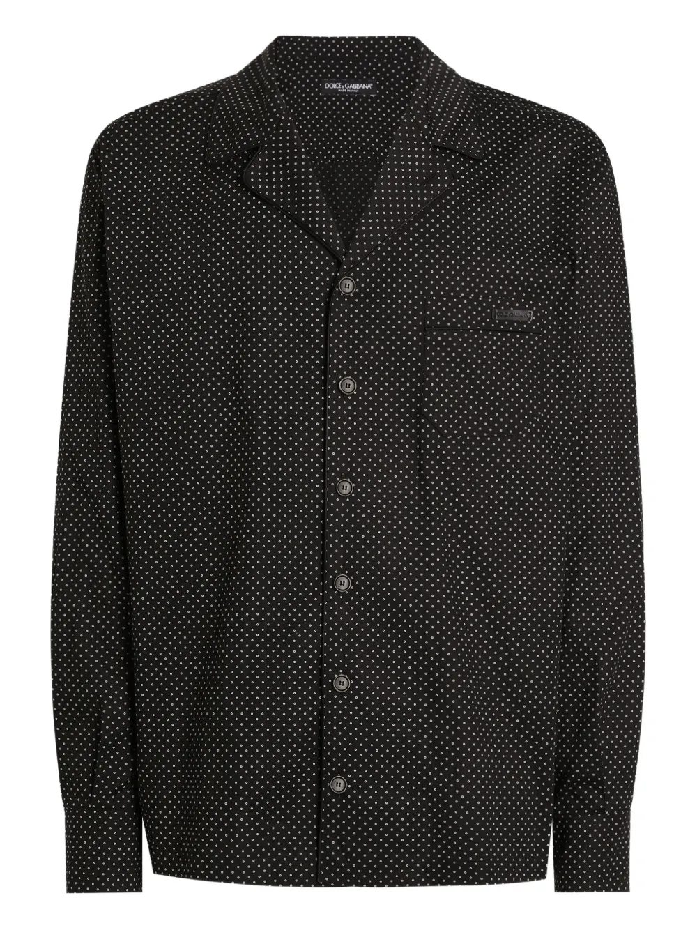 Рубашка в горох DOLCE & GABBANA, черный
Рубашка в горох DOLCE & GABBANA, черный