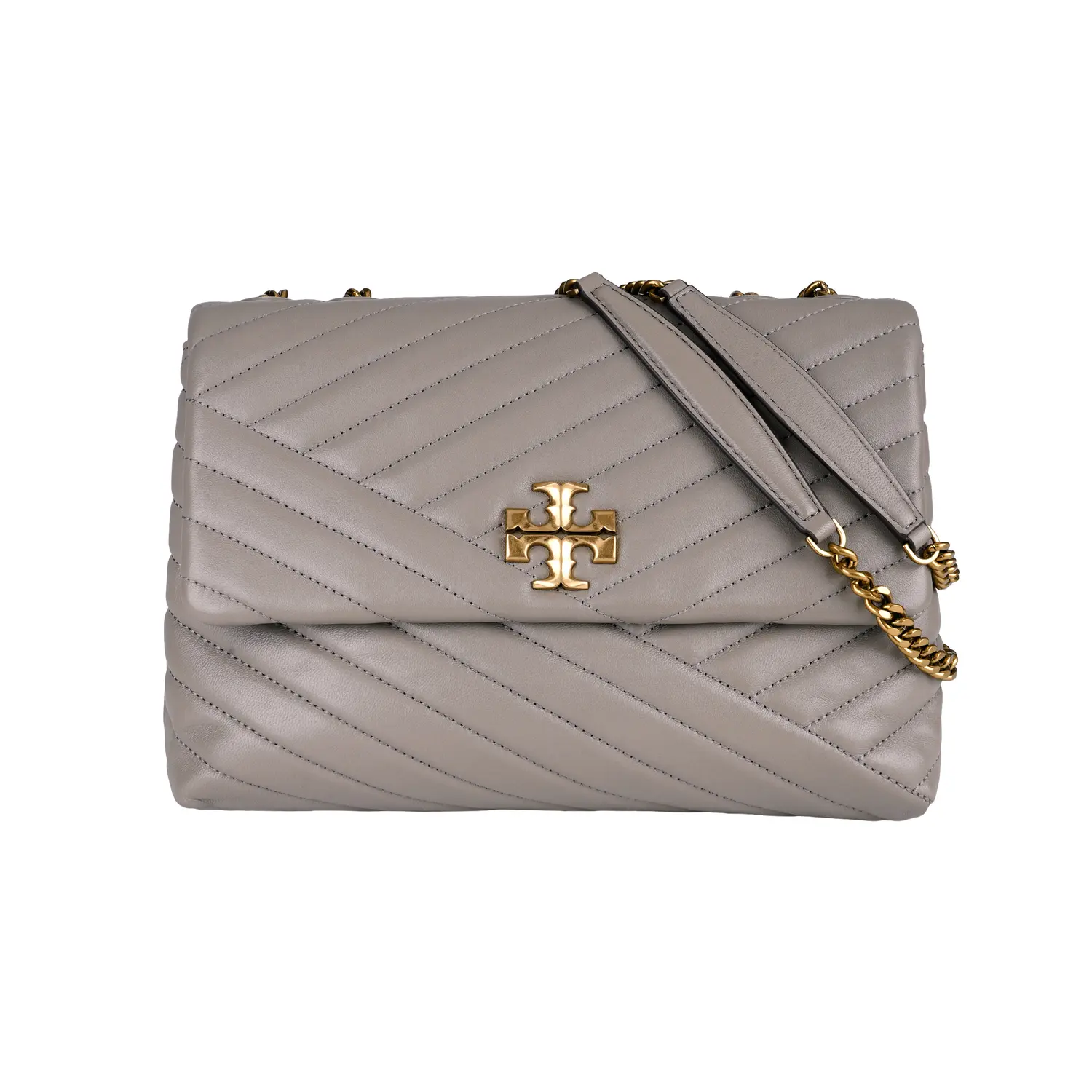 TORY BURCH Кожаная сумка кроссбодди через плечо женская серая
TORY BURCH Кожаная сумка кроссбодди через плечо женская серая