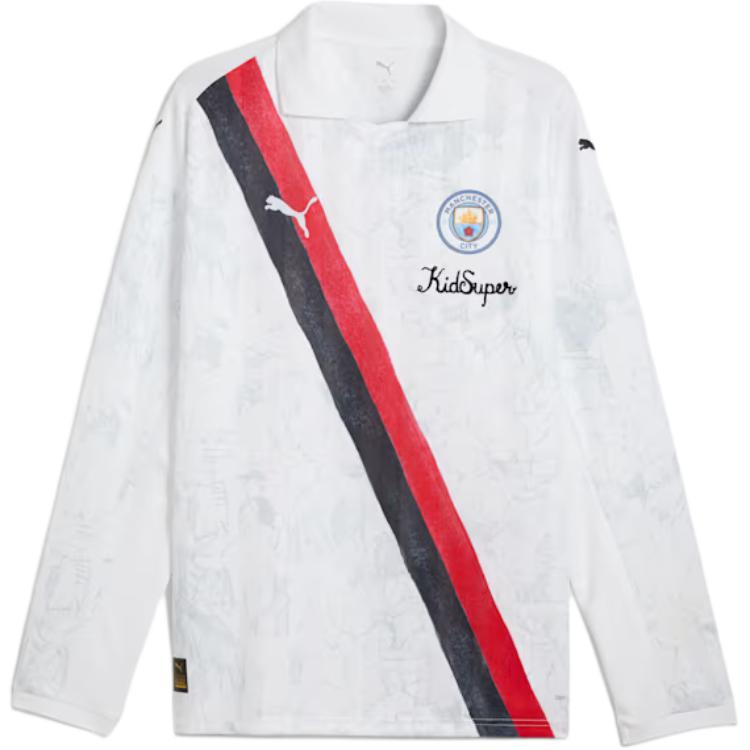 Ретро футболка Kid Super X Manchester City для мужчин PUMA, белый/черный
Ретро футболка Kid Super X Manchester City для мужчин PUMA, белый/черный