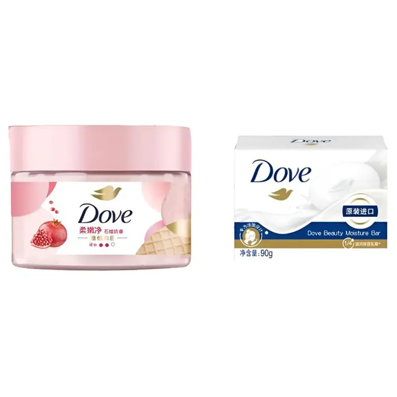 Набор для ухода за кожей в ванне Rose Pomegranate успокаивающая кожа увлажняющая функция 730г+280г Dove, Two-Piece Set: Pomegranate Scrub 280g+белый Sachet 90g
Набор для ухода за кожей в ванне Rose Pomegranate успокаивающая кожа увлажняющая функция 730г+280г Dove, Two-Piece Set: Pomegranate Scrub 280g+белый Sachet 90g